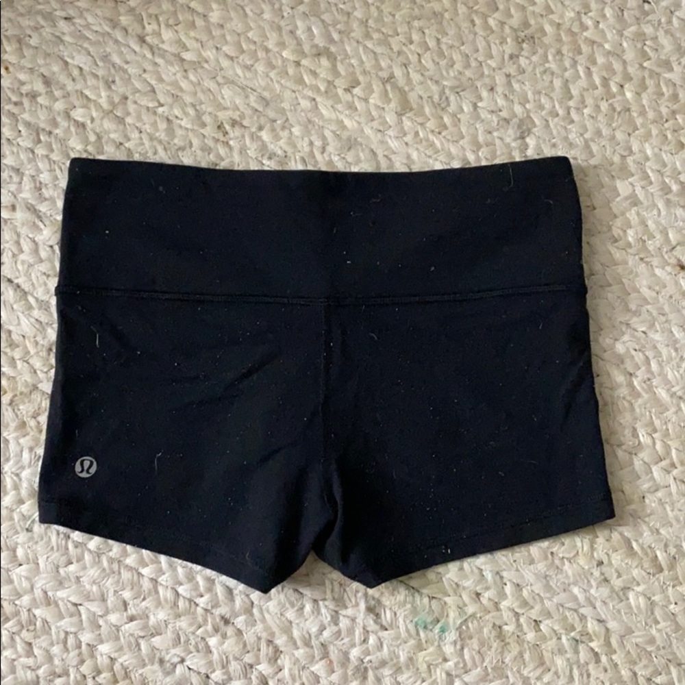 Black Lululemon shorts